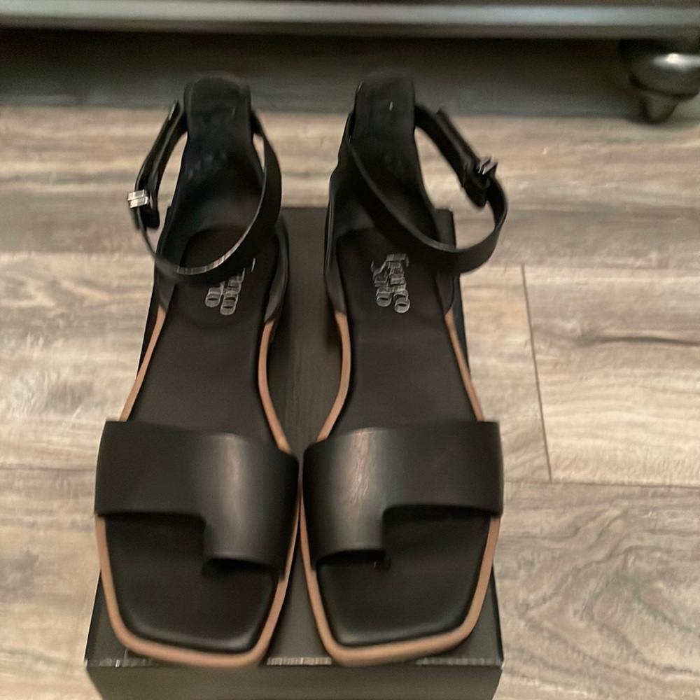 Franco Sarto black sandals